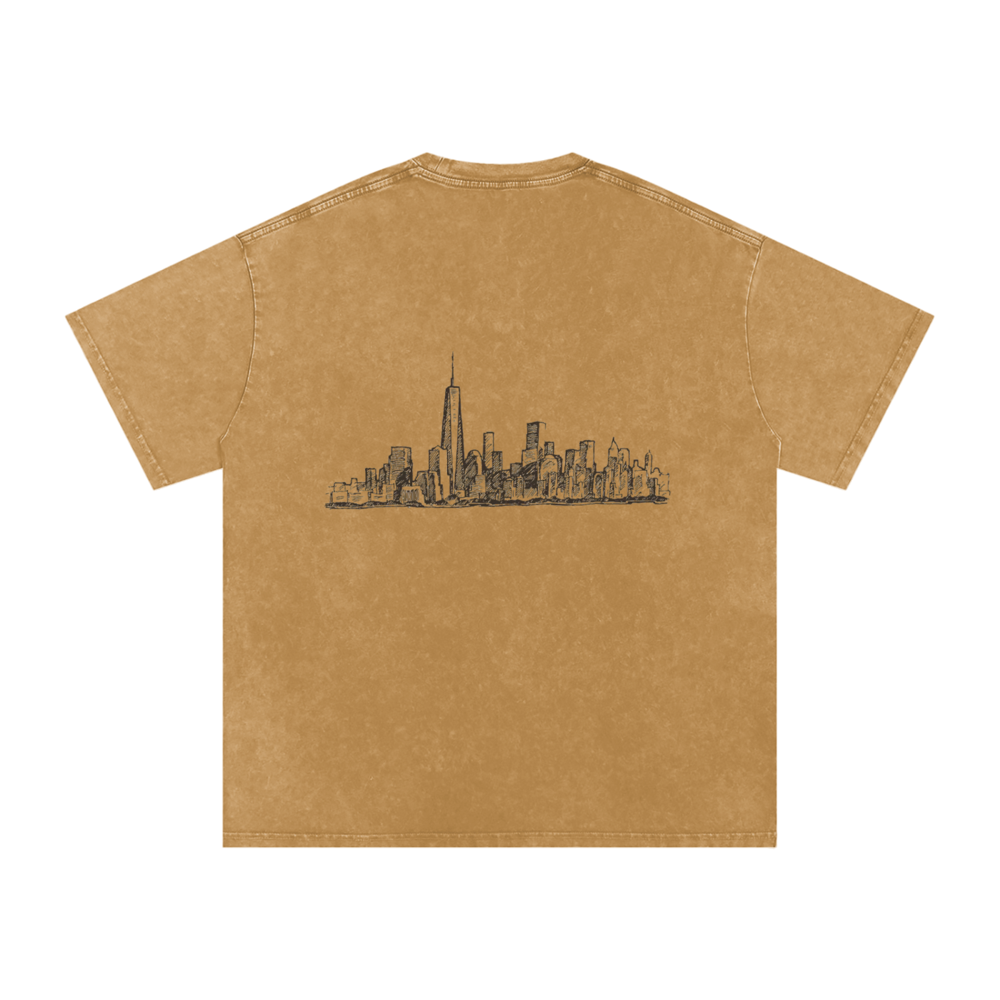 snow washed shirt,T-shirt,oversized T