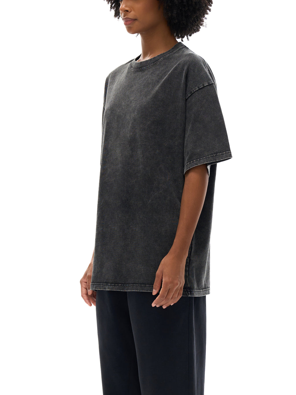 snow washed shirt,T-shirt,oversized T